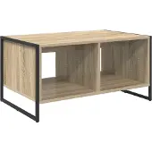 vidaXL Salontafel Sonoma, 80 x 50 x 40 cm, houtvezel