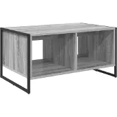 vidaXL Salontafel, grijze Sonoma-kleur, 80 x 50 x 40 cm, houtvezel