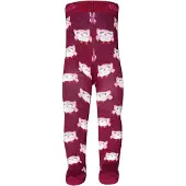 Ewers Babymaillot Donkerroze/Wijnrood met Uiltjes - 56