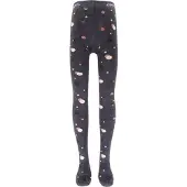 Ewers Kindermaillot Donkergrijs met Stippen en Glittergaren - 152/164