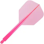 Condor Neon Axe Flight System - Small Pink - Dart Flights