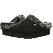 SKECHERS 31204 blk dames pantoffel (open hiel)