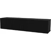 En.casa Tv-meubel Verpsboga zwevend 135x32x30 cm zwart []