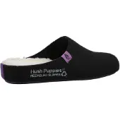 Hush puppies The Good 90% Gerecycled RPET Polyester Damesslippers Zwart