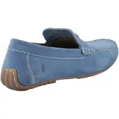 Hush puppies Ralph Suède Leren Mannen Blauwe Instappers