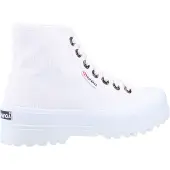 Superga 2341 Alpina Hars Oogjes 100% Katoen Dameslaarzen Wit