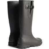Hunter Field Downpour Verstelbare Sandaal Rubber Mannen Zwarte Wellington Boots