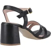 Hush puppies Nalani Dames Zwart Leren Sandalen