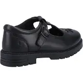 Hush puppies Fiona SNR Meisjes Zwart Leren Schoenen