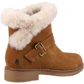 Hush puppies Hannah Suède Dameslaarzen Tan