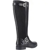 Hush puppies Daphne Leren Dames Zwarte Laarzen
