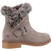 Hush puppies Hannah Suède Dameslaarzen Taupe
