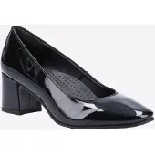 Hush puppies Anna Leren Zwarte Hakken Voor Dames