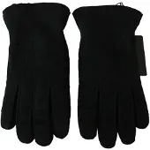 Dolce&Gabbana Mannen Zwarte Leren Motor Biker Fietshandschoenen
