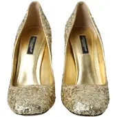 Dolce&Gabbana Pailletten Hakken Elegante Hoge Hakken