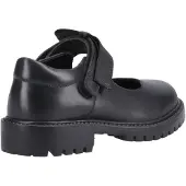 Hush puppies Astrid Bow Meisjes Zwart Leren Schoenen