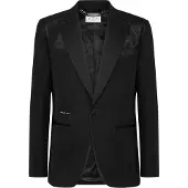 Philipp Plein Blazer Met Één Knoop Slim Fit