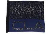 Cavalli Class Heren Blauwe Wol Sjaal