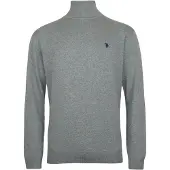 U.S. POLO ASSN. Trui navy / grijs gemêleerd