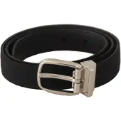 Dolce&Gabbana Zwarte Stoffen Riem
