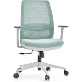 Hjh OFFICE Bureaustoel / draaistoel PROFONDO ECO W Netstof / Stof grijs