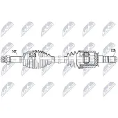 NTY NPW-NS-185 Aandrijfas