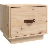 vidaXL Nachtkastje 40x34x35 cm massief grenenhout