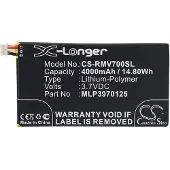 123accu Verizon MLP3970125 accu (4000 mAh, huismerk)