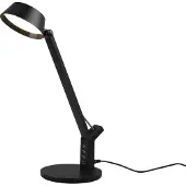 TRIO AVA - Tafellamp - Zwart mat - incl. 1x SMD 5,2W - USB ingang - Oplaadfunctie - Bureaulamp