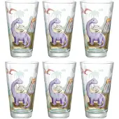 Leonardo Waterglas Bambini Avventura Dino 300 ml (Set van 6)