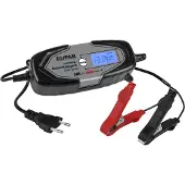 Eufab Intelligentes Batterieladegerät 6/12V 4A, auch für Lithiumbatterien 16647 Oplader, Druppellader 12 V, 6 V 4 A