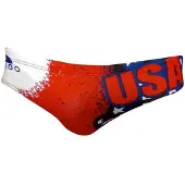 Turbo Victory Pro Resist Swimming Brief Rood 5-6 Years Jongen