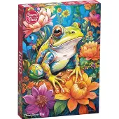 CherryPazzi Flower Power Frog Puzzel 1000 Stukjes
