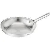 Tefal Duetto On B8660634– Braadpan – 28cm – Inductiegeschikt – Knapperig bakresultaat – Premium roestvrij staal – Geklonken handgrepen – Koekenpan