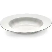 Serax Diep Bord High L White Silhouette 27 cm