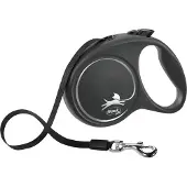Flexi Black Design - Rollijn Hondenriem - L - 5 Meter - Grote en Actieve Honden
