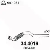 ASSO 34.4016 Voorpijp