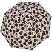 Doppler Fiber Magic Umbrella met bloemenprint, winddicht, beige