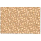 MuchoWow Deurmat 90x60 cm - Droogloopmat Giraf - Oranje - Patroon - Mat voor binnen - Schoonloopmat - Deurmatten met print - Inloopmat