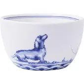 Heinen Delfts Blauw Schaal Nhaan Blauw / Wit D 9,5 H 5,5 Cm
