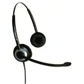 Imtradex Telefoonhoofdset QD Quick Disconnect USB met snoer op oor Zwart BasicLine, Telefoon accessoires