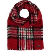Fraas sjaal Cashmink stole with pattern Red rood veelkleurig