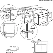 Electrolux 800 Series MealAssist LVL8E09Z Inbouw compacte oven - Zwart