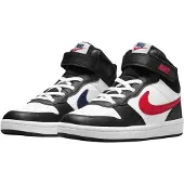 Nike Court Borough mid sneakes jongens zwart wit maat 29.5