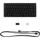 HyperX Alloy Rise 75 – gaming toetsenbord, 75%, kabel, USB, mechanische schakelaar, RGB LED, zwart