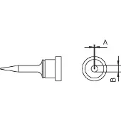 Weller soldeerpunt | LT 1S (Ø 0.2 x 15 mm, Conisch)