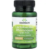 Swanson Health - Lactobacillus Rhamnosus met FOS, 5 miljard CFU - 60 capsules