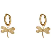 Go Dutch Label Oorhangers Dragonfly Hoop Goud