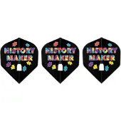 L-Style Champagne Flight L1 Standard Fallon Sherrock Black - Dart Flights