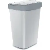 Prosperplast Compacta Q Afvalbak Grijs 12L